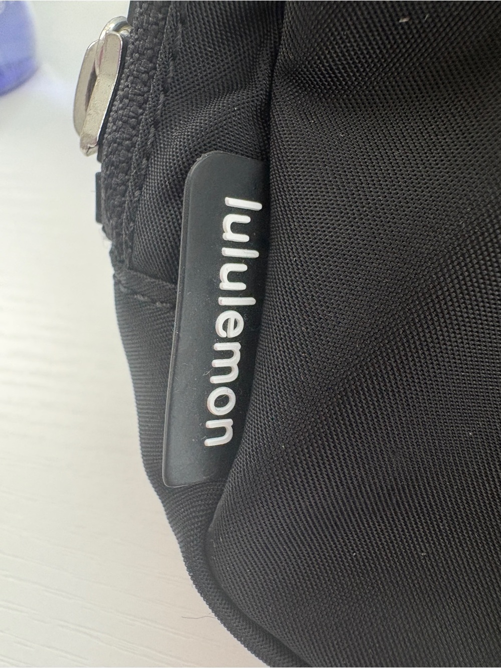 Lululemon Black Everywhere Belt Bag Crossbody Nylon Adjustable Strap - Picture 4 of 7